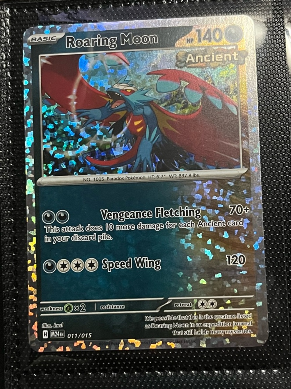Pokemon Roaring Moon Ancient Holo Rare